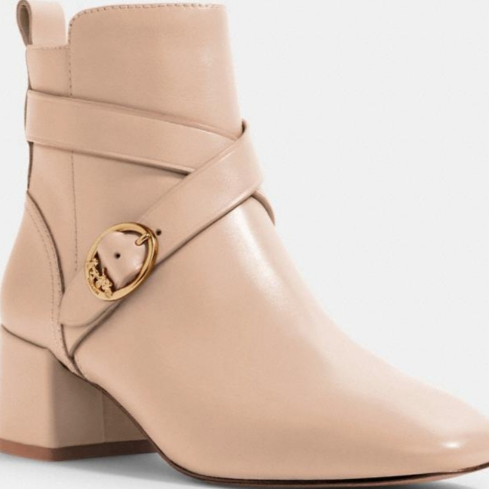 NWT, NIB Coach Leather Booties